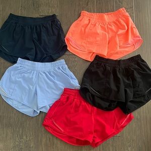 Lululemon Hotty Hot Low Rise Short 4” Lined - x5